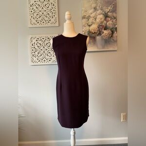 Plum High Neck Dress